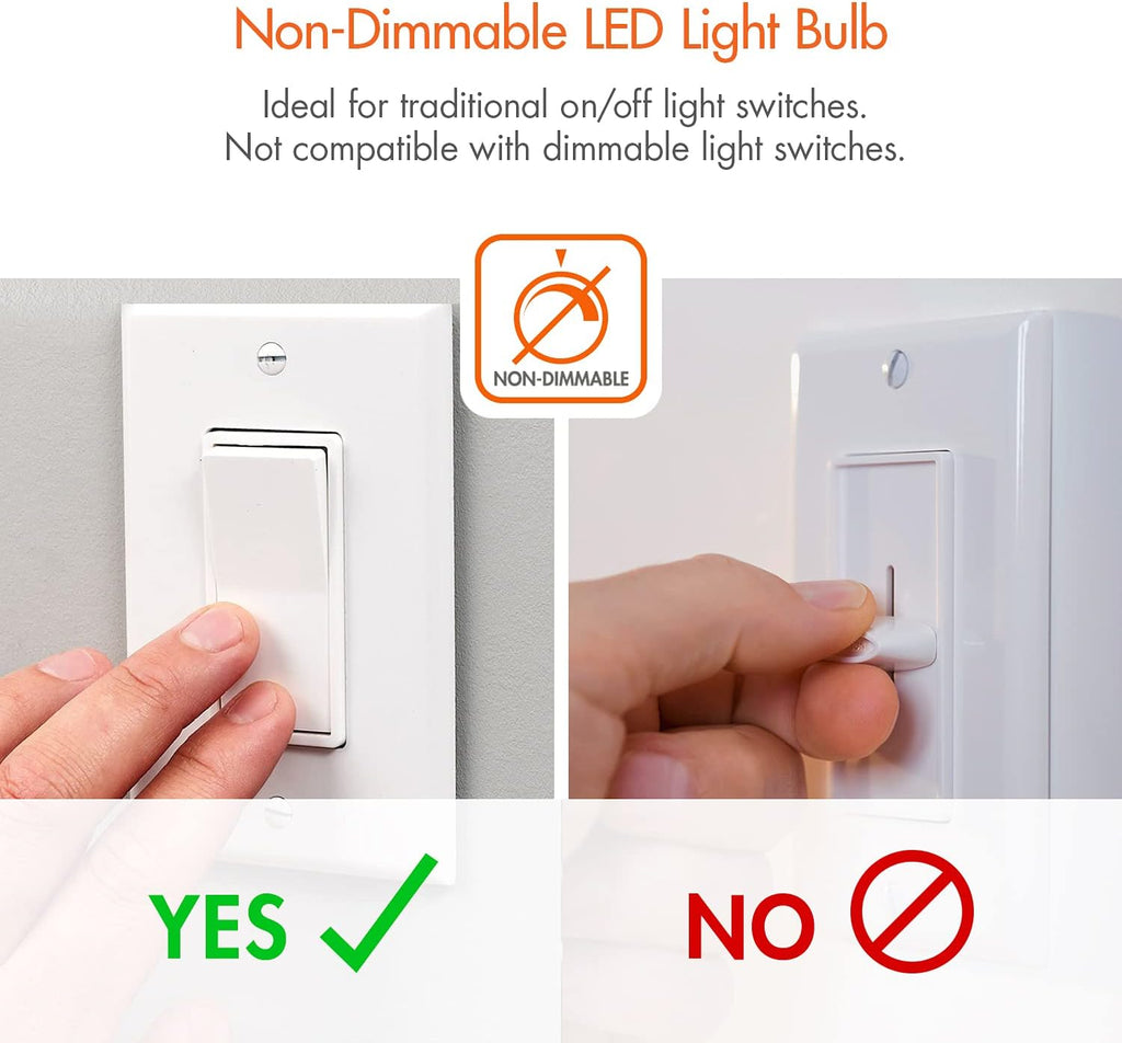 Vintage LED Edison Bulbs 60W Equivalent, Soft White 2700K, 4 Pack