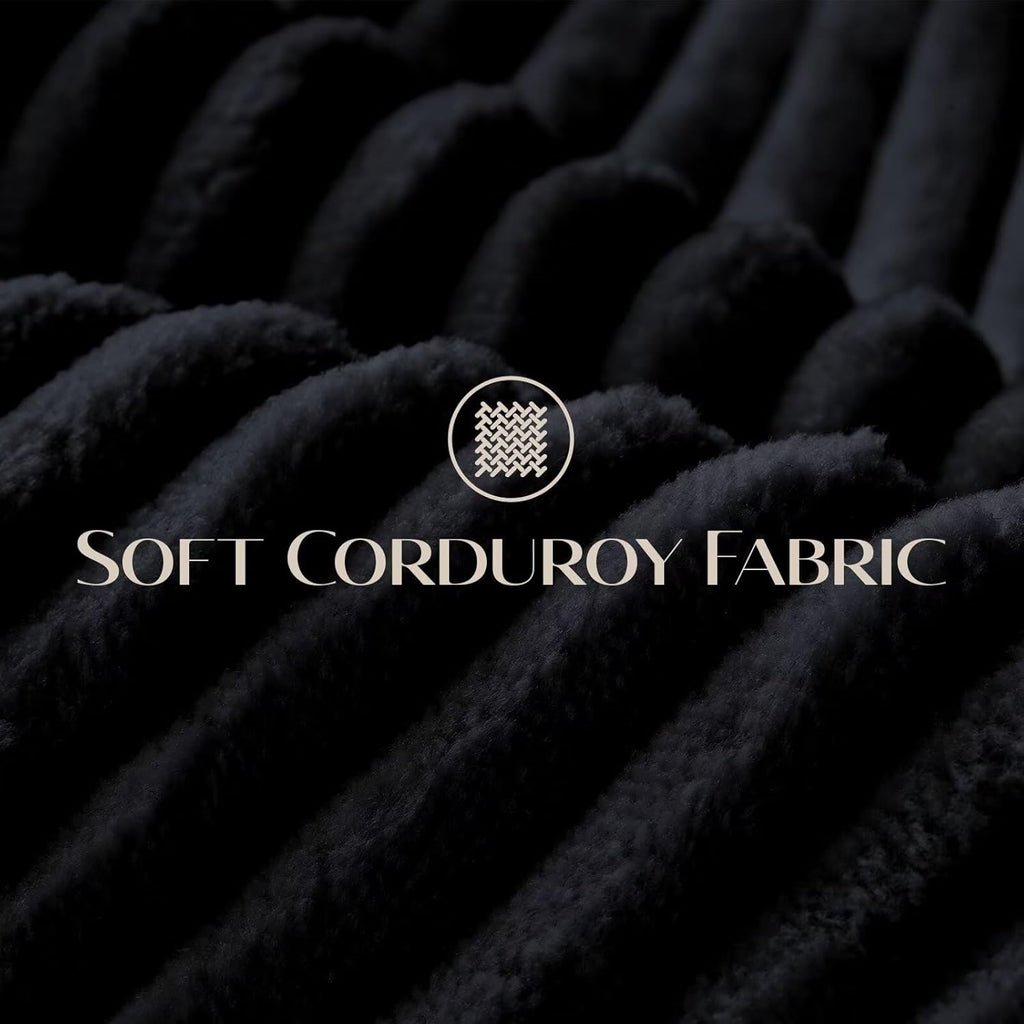 Convertible Sectional Couches for Living Room, Modern Corduroy Couch Small Sofas for Small Space Apartment Office