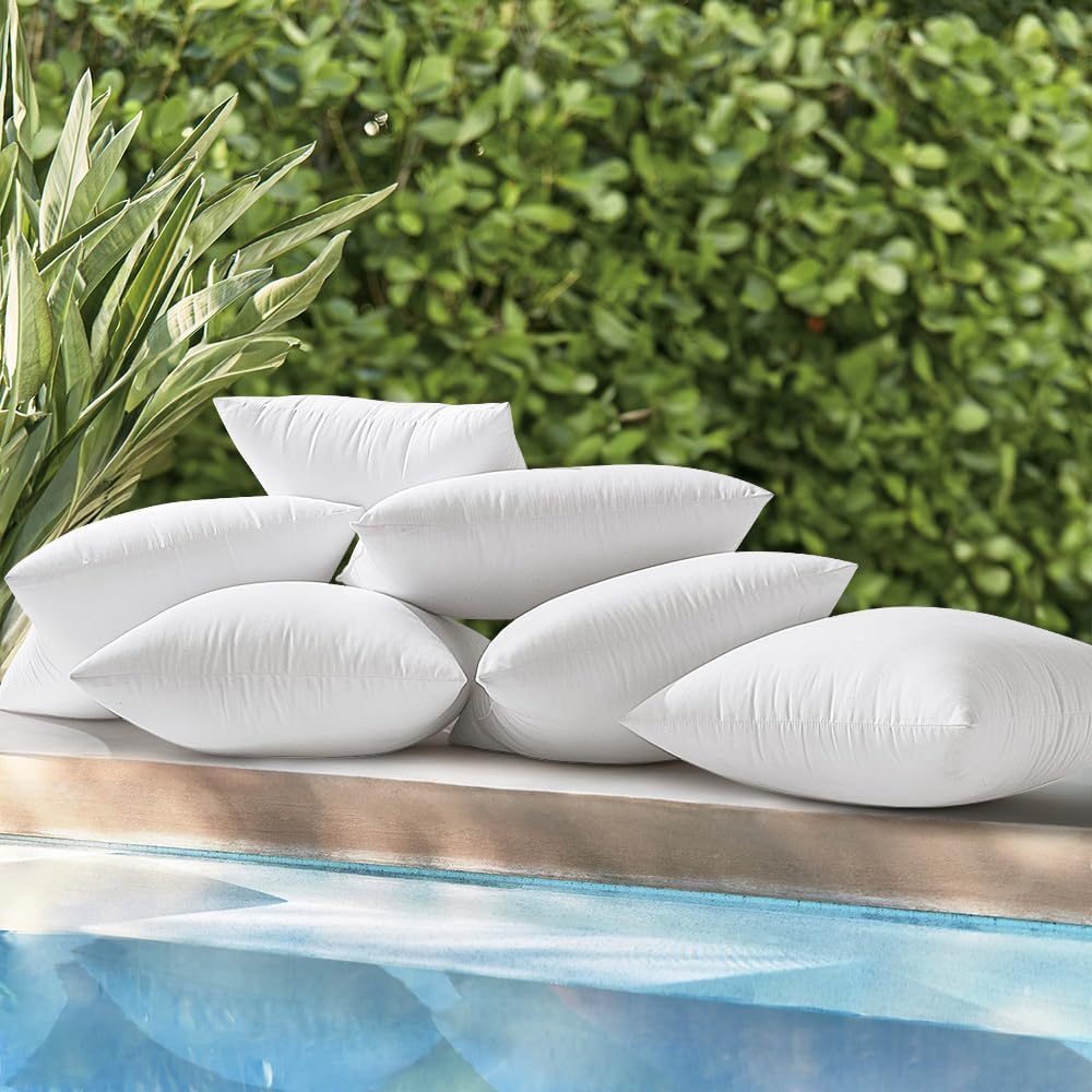 12x20 Inch Outdoor Pillow Inserts Waterproof Pillows - Set of 4