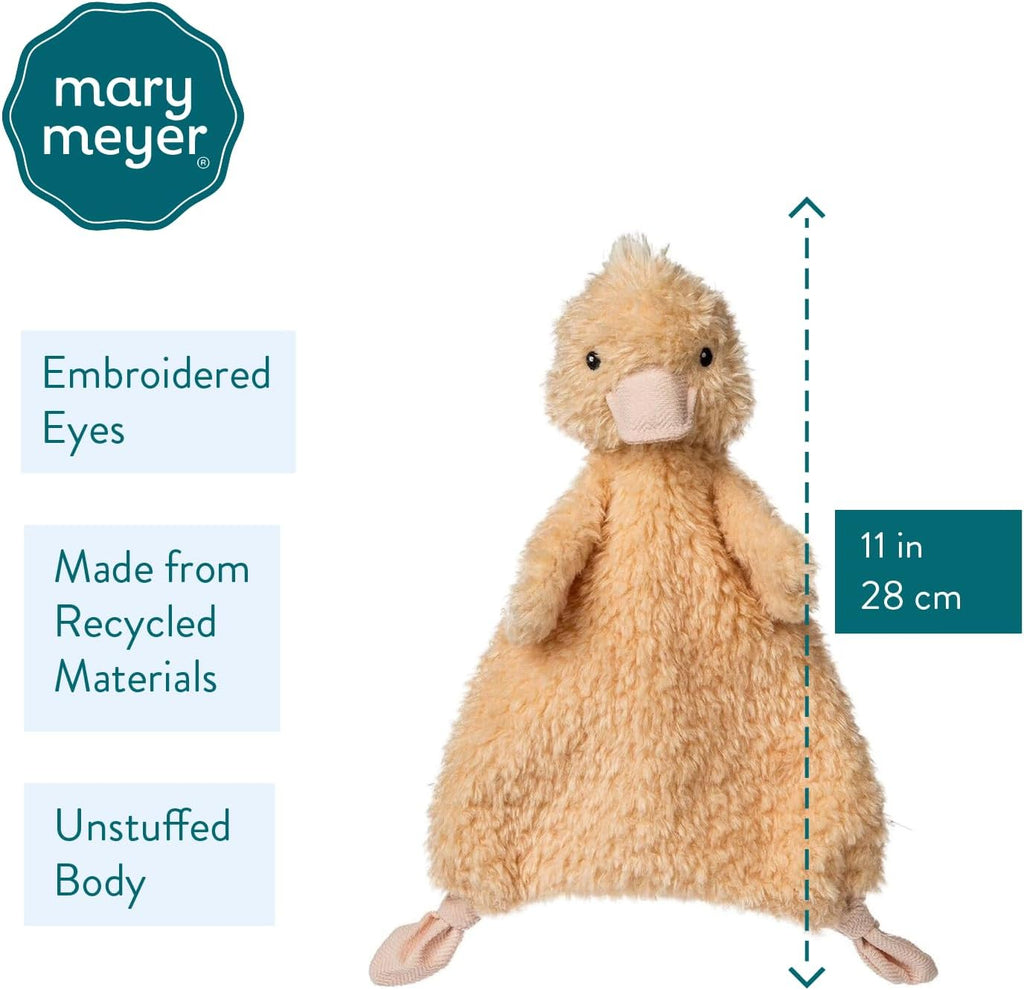 Lovey for Babies Again Friends Soft Snuggle Toy Made from Recycled Materials, Inches, Duck