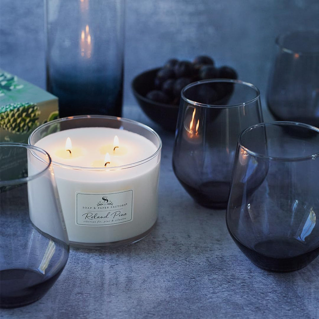 Roland Pine 18 oz Three-Wick Soy Candle
