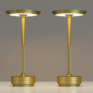 2 Pack Rechargeable Cordless Table Lamp, 5000mAh Battery Table Light