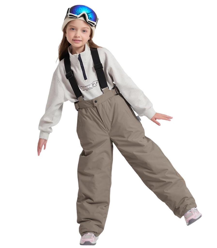 Kids Waterproof Snow Pants Winter Warm Skiing Snowboard Pants for Boys Girls