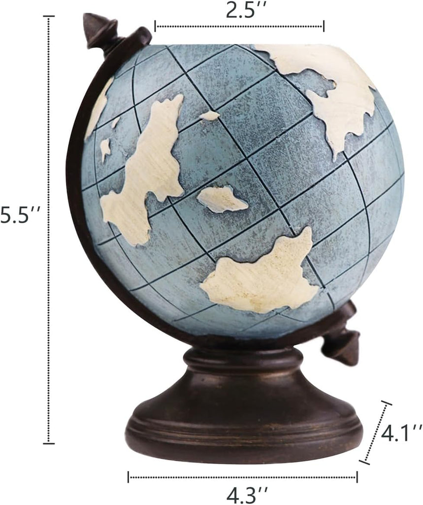 Globe Pen Pencil Holder for Desk Pen Organizer for Desk Desktop Organizer Pencil Cup Pot Desktop Accessories School
