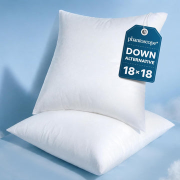 Throw Pillow Inserts Decorative Throw Pillows 18x18 Inch 2 Pack - Set of 2