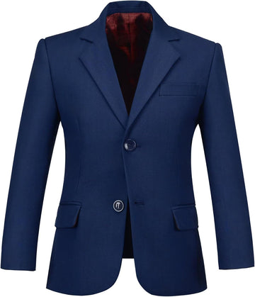 Boys Suit Blazer Jacket Kids School Uniform Jackets Slim Fit Wedding Outfit