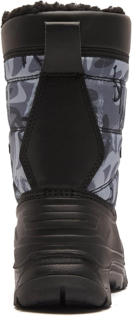 Boys' Waterproof Winter Snow Boots with Insulation for Cold Weather