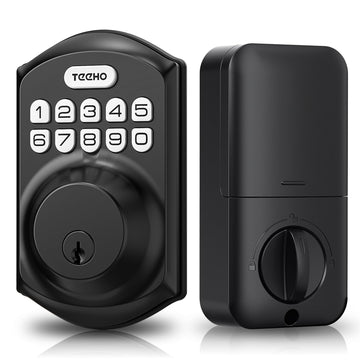 Keyless Entry Deadbolt with Keypad for Front Door, Matte Black