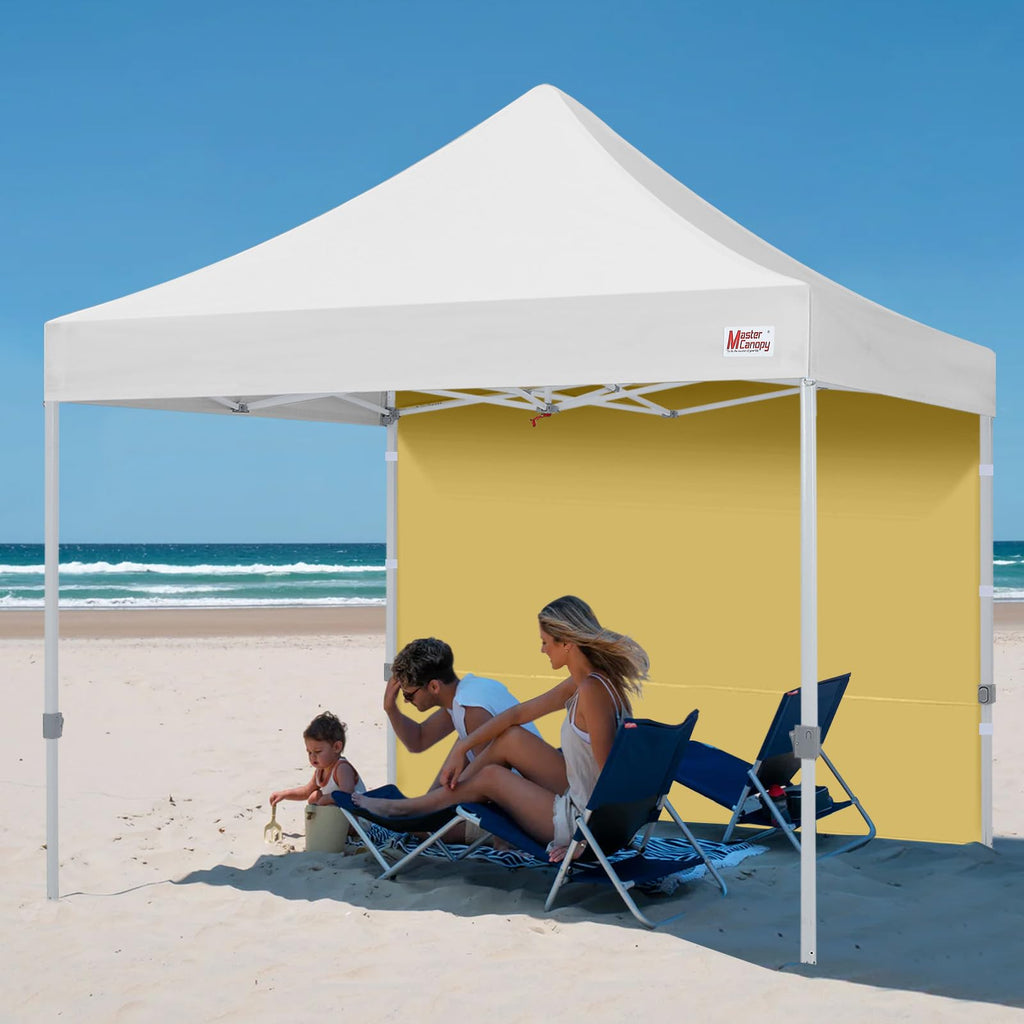 Instant Canopy Tent Sidewall for 10x10 Pop Up Canopy, 1 Piece, Beige