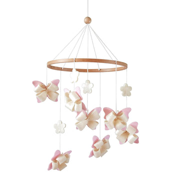 Butterfly Crib Mobile Butterfly Mobile for Crib Baby Mobile for Girls Nursery Décor