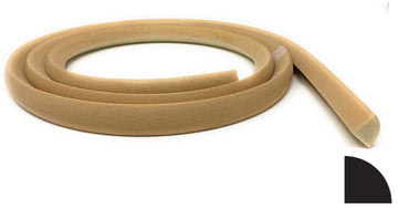 : 3/4" x 3/4" Flexible Quarter Round Molding - 8' feet Long - Made in The USA
