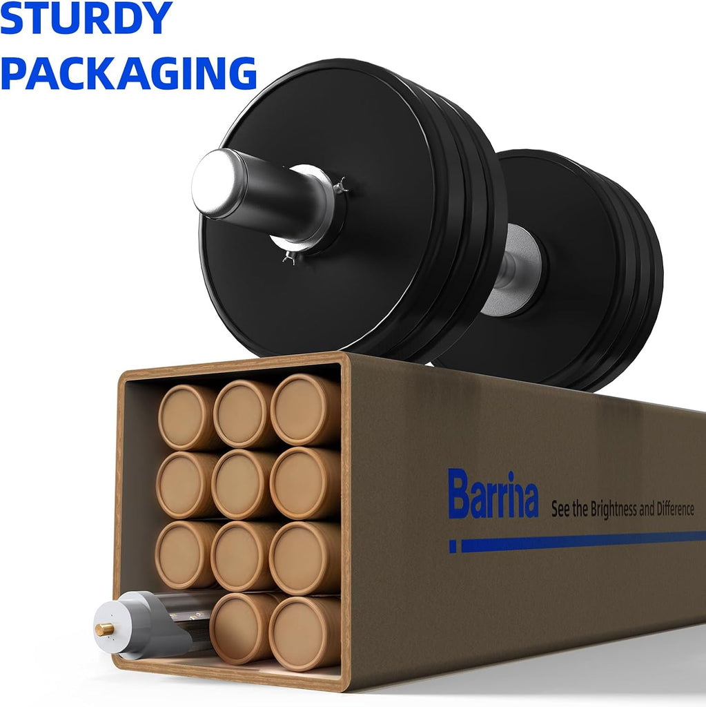 8FT LED Bulbs 44W 6500K Clear & Frost 12 Packs Bundles: T8 T10 T12 LED Tube Lights & 4500LM 6500K