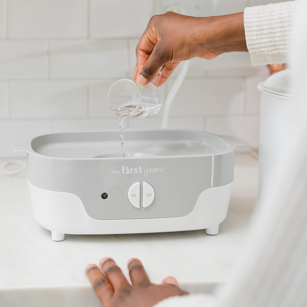 Modular Baby Bottle Sterilizer - Countertop Bottle Sterilizer - Sanitizes Baby Bottles, Baby Pacifiers, Breast Pump