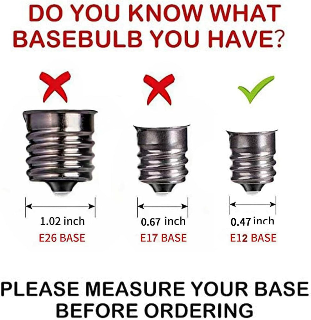 25PK G40 Replacement Bulbs Outdoor 120V 5W Clear Globe, E12 Base