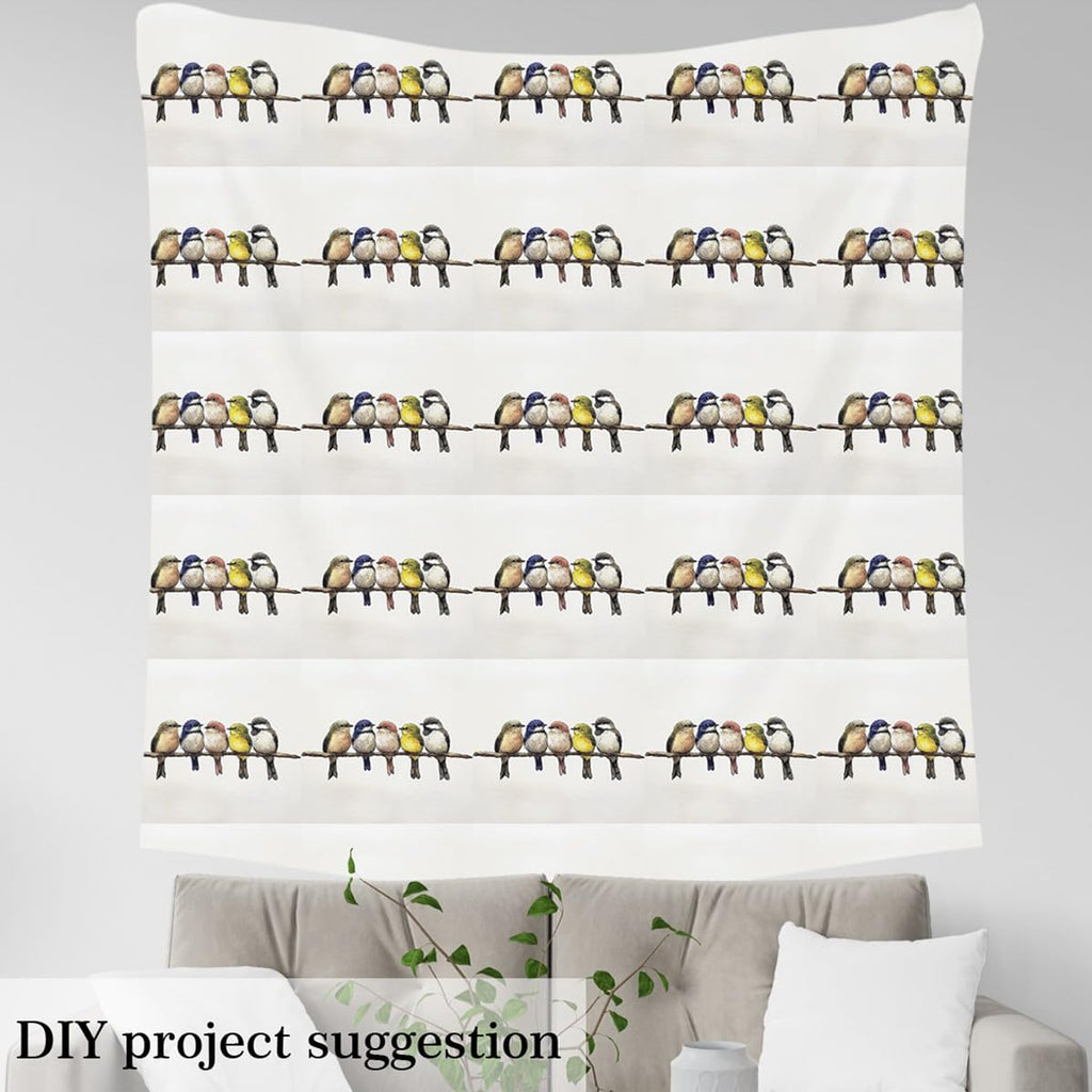 Birds Fabric By The Yard 1 Yard