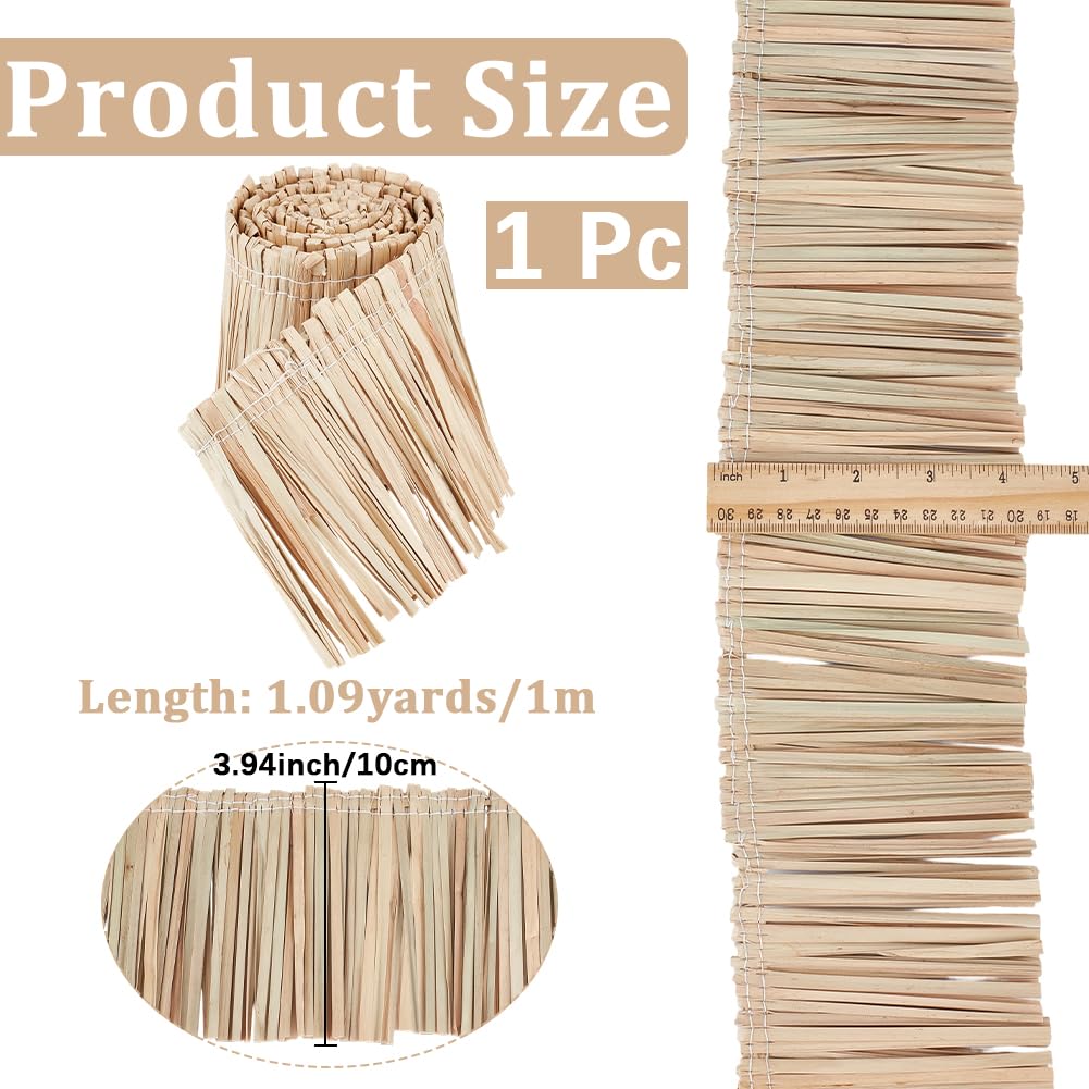 Coffee Raffia Fringe Tassel Straw Decor Trim for Sewing Making