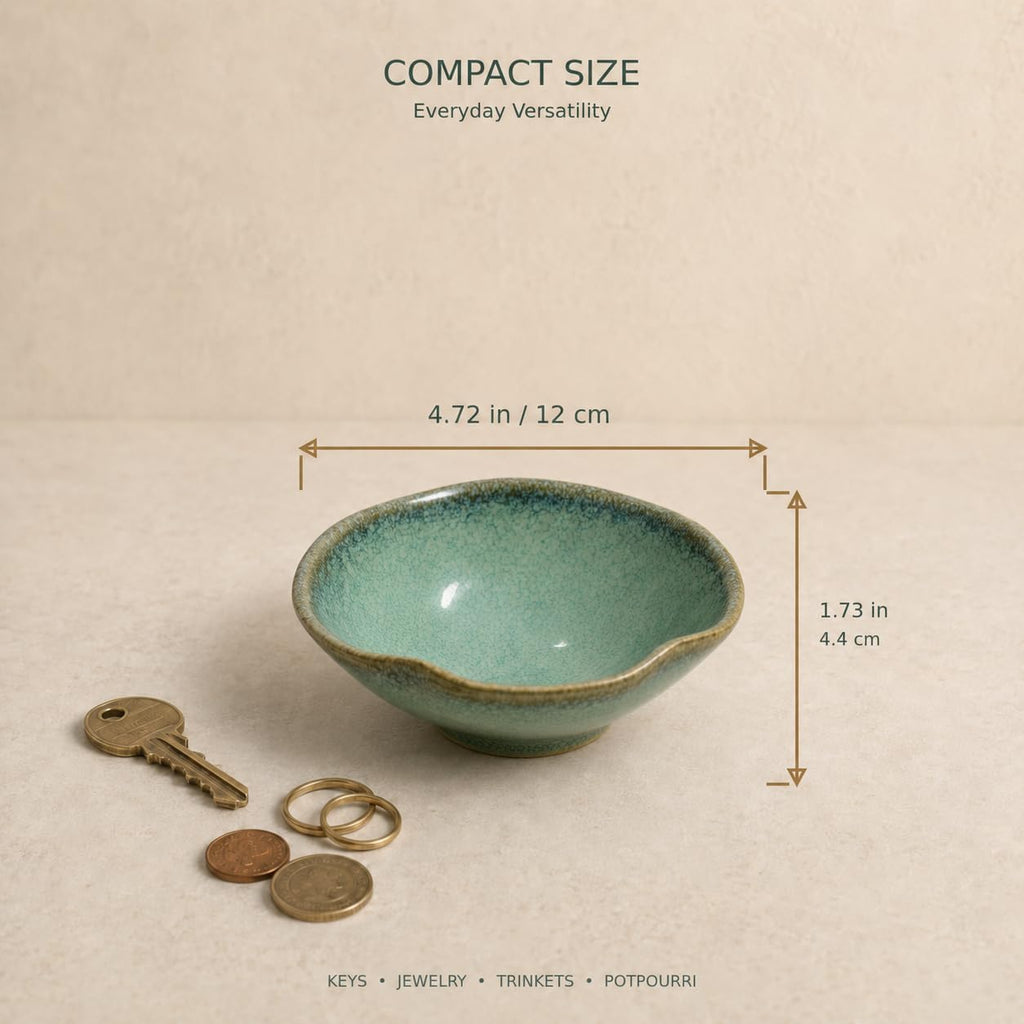 4.7" Small Decorative Bowl, Small Key Bowl, Ceramic Potpourri Bowl