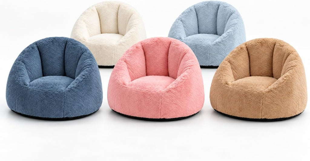 Small Bean Bag Chair for Kids, Children Mini Bean Bag Sack, Foam Filling, Includes Removable and Machine Washable
