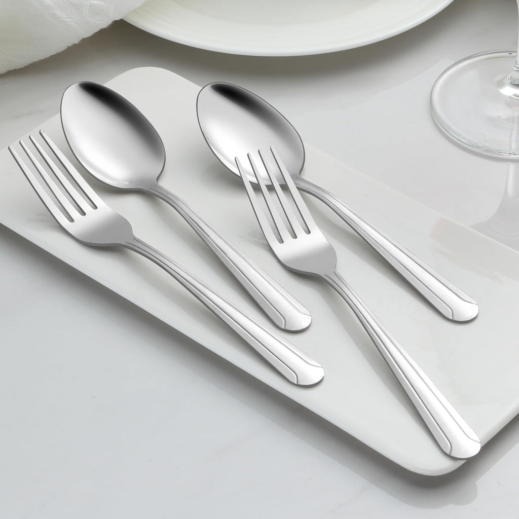 20% OFF 36-Piece Dinner Fork Set, 8.2-Inch Stainless Steel Silverware, Mirror Polished, Dishwasher Safe, or Restaurant