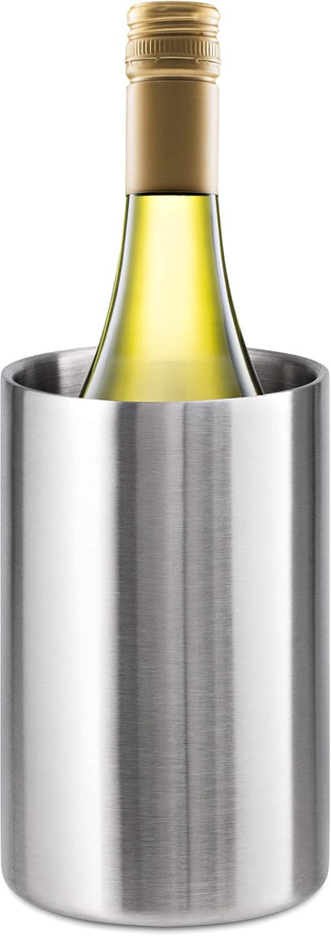Premium Champagne Bucket - Keeps 750ml Bottles Cold for Hours - Insulated White Wine Bottle Cooler Without Ice