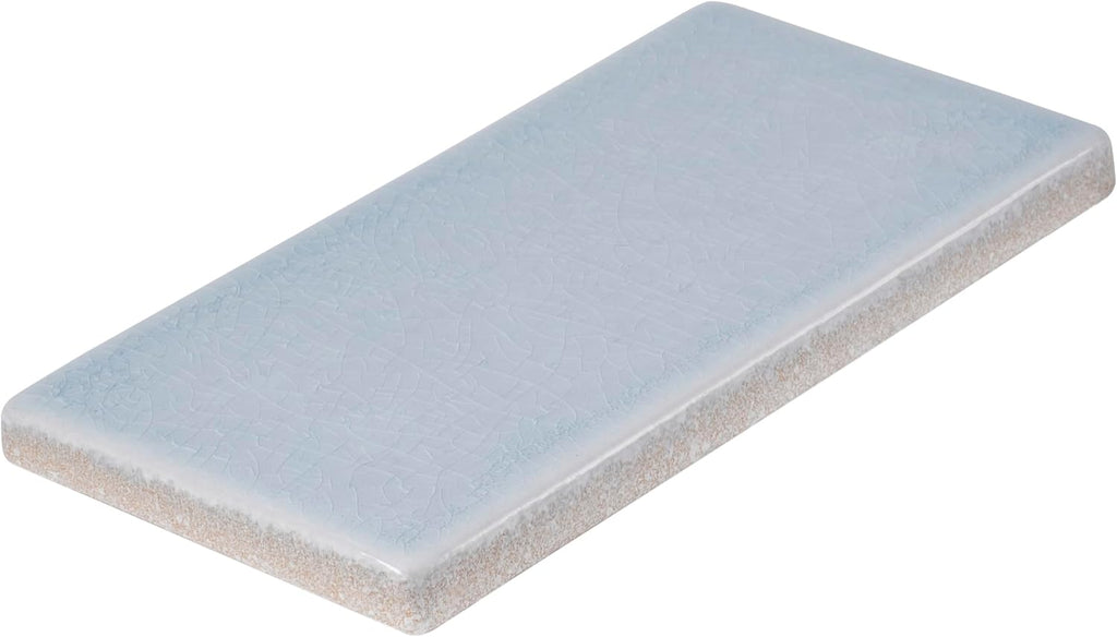 Crackle Subway Ceramic Tile Blue 3x6 Polished 5 sq ft/case 40-Pack | Glazed decorative sheets. Kitchen backsplash
