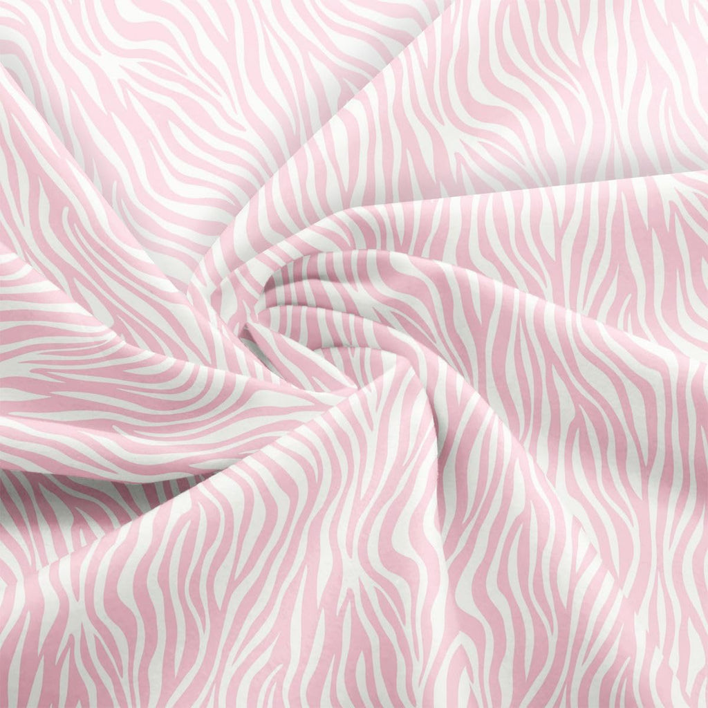 Zebra Stripe Indoor Outdoor Fabric, Wildlife Texture Soft Flannel Polyester No Stretch African Wild Animal Crafts &