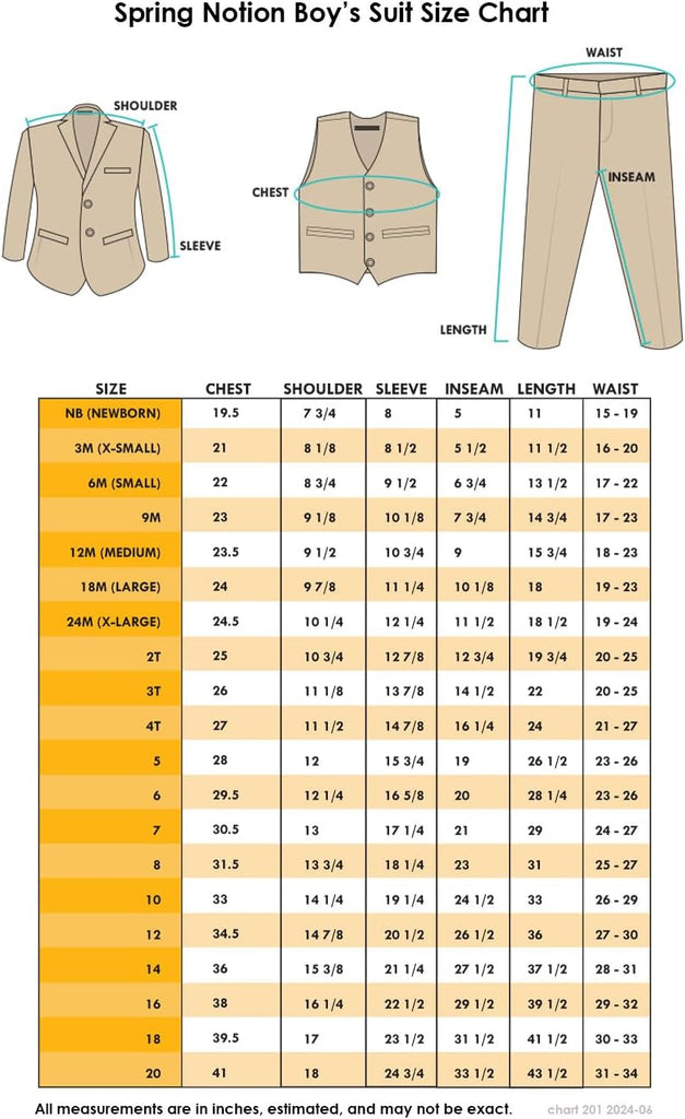 Boys' Classic Fit Formal Suit Set -Wedding and Formal Attire