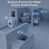 Electric Tankless Water Heater, ECOTOUCH 18kW on Demand Instant Water Heaters 240V