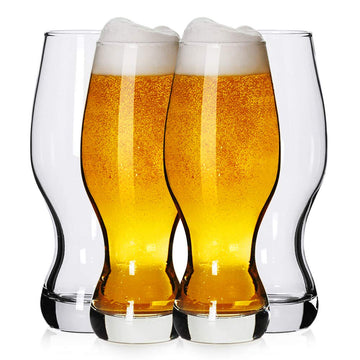 IPA Beer Glasses, Pilsner Beer Glasse, 16 oz, Set of 4