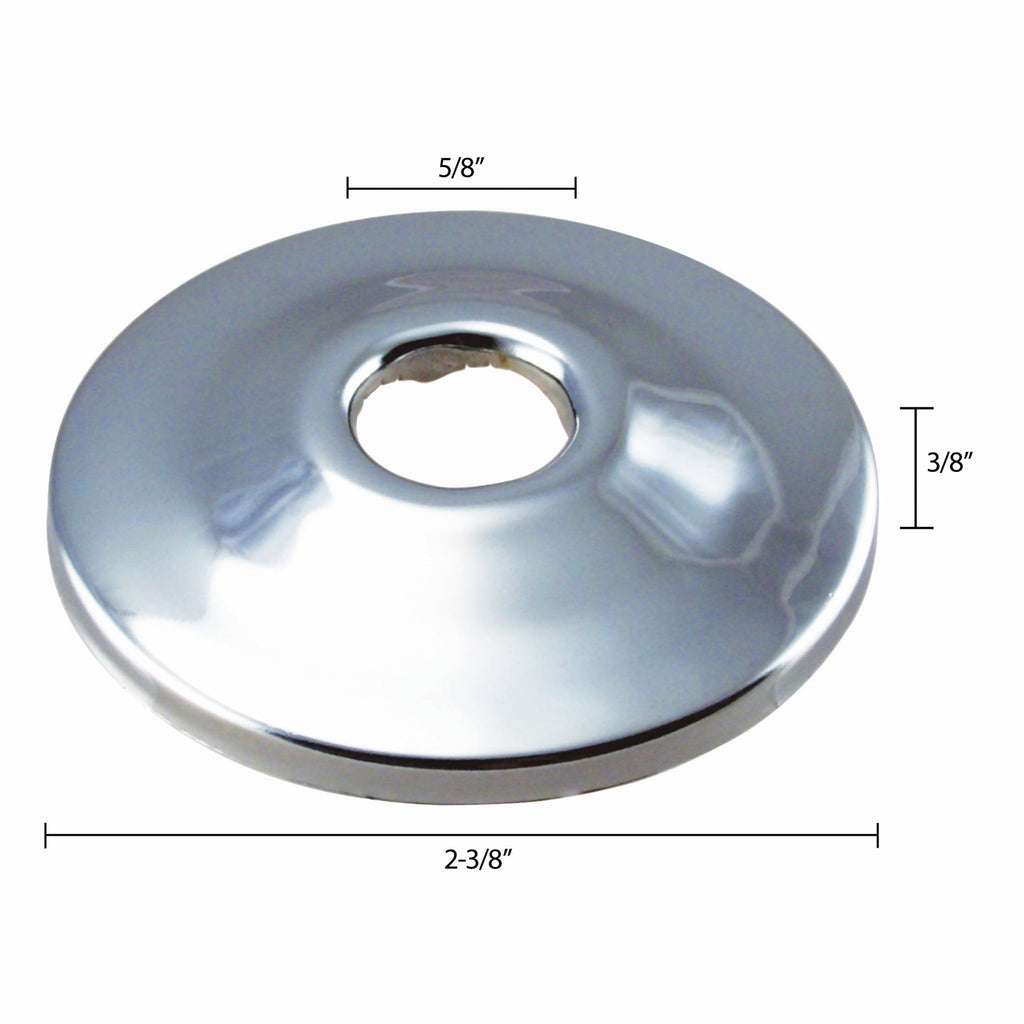 1/2" (5/8" OD) Low Pattern Flange for Copper Pipe (2-Pack), Oil Rubbed Bronze