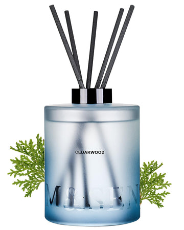 Reed Diffuser Set, Cedarwood, 17 oz Natural Essential Oil