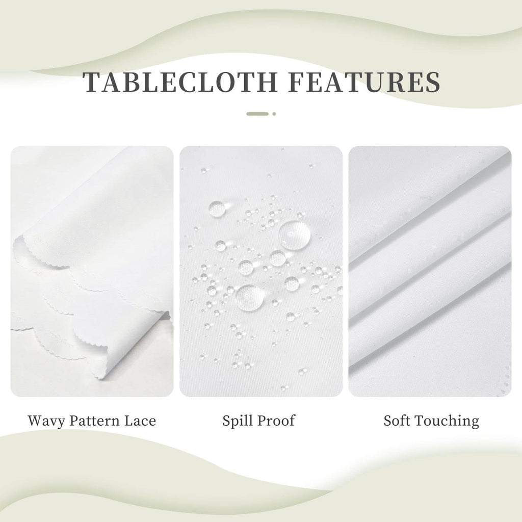 Botanical Print Rectangle Tablecloth 54 x 72 Inch