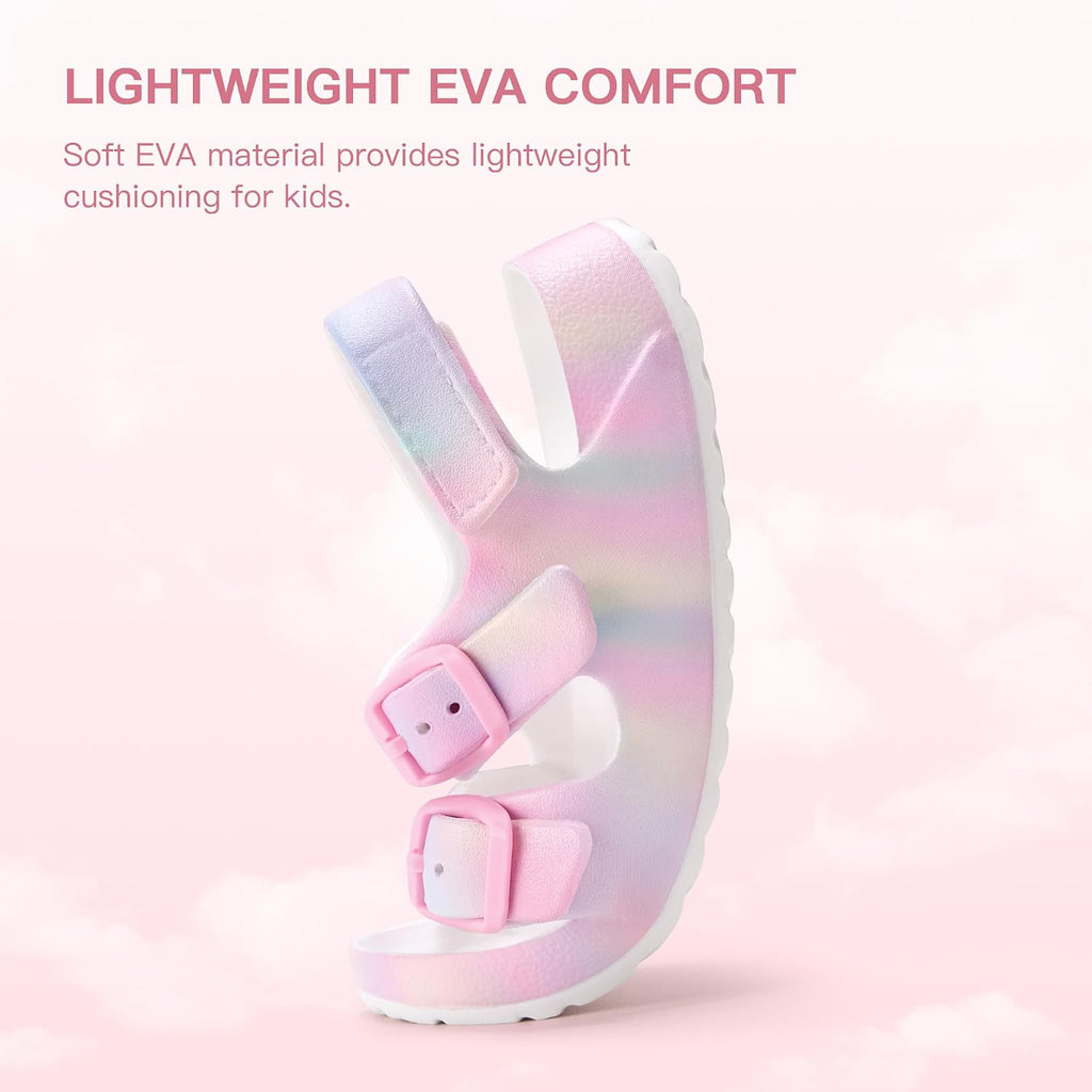 Toddler Girls Sandals Adjustable Buckle Open Toe Sandal