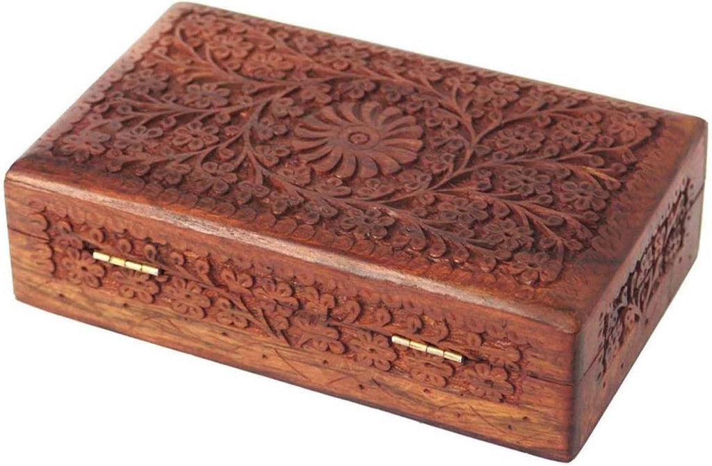 Jewellery Box for Women Wooden Jewel Organizer Hand Carved Jewellery box, Wooden Jewelry Organizer box, Vanity
