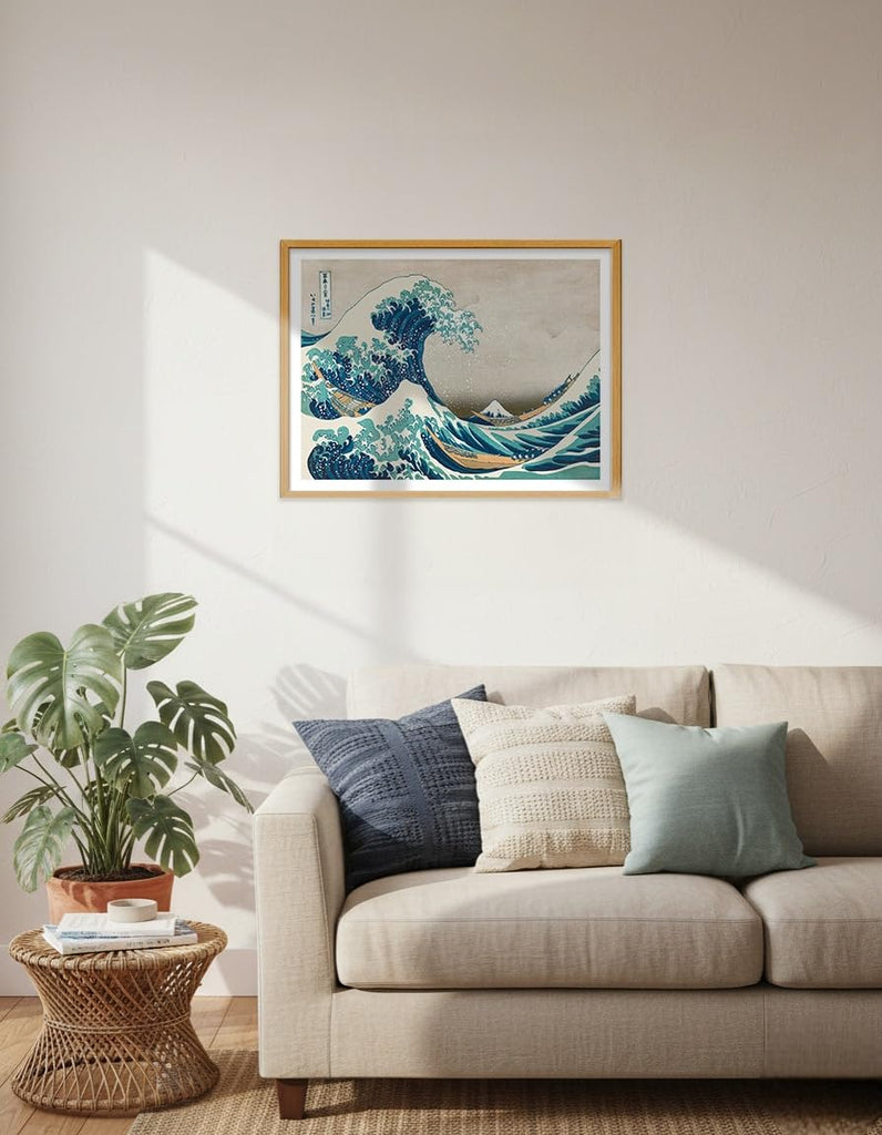 The Great Wave off Kanagawa - Mount Fuji Poster Print