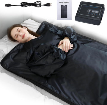 Lcoco&Dream Sauna Blanket, Dual-Sided Temperature Control, Relieves Fatigue, Enhances Skin Elasticity