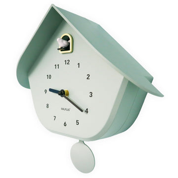 Modern Cuckoo Clocks for Wall Hourly Chiming Coo Coo Clock Volume Adjustable Cookoo Clock Removable Pendulum