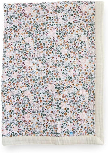 Unicorn Newborn Receiving Quilt | Ultra- Soft, Multi-Layered Muslin Fabric | Gift for Newborns & on-The-go (Pressed