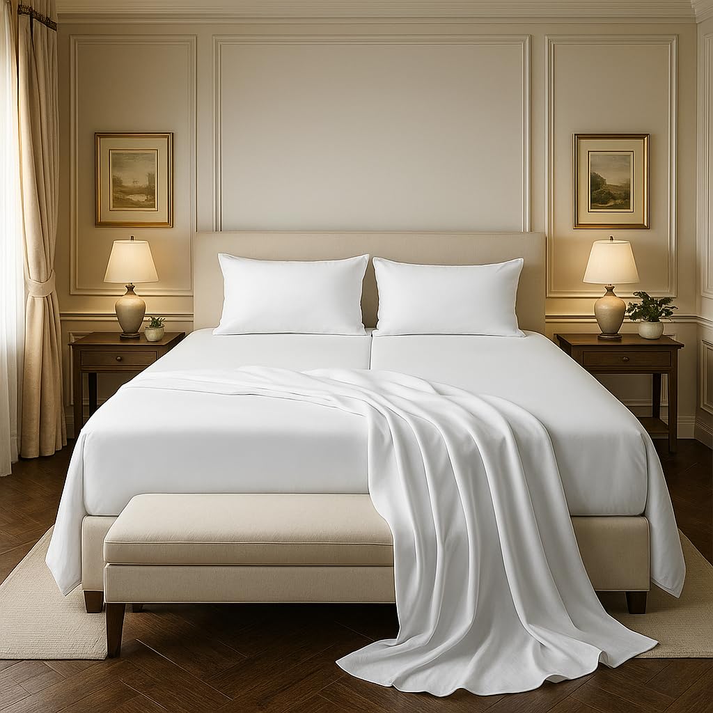 Coolmax Cooling Bed Sheets Split King Size for Hot Sleepers, Moisture Wicking Sheet Set for Night Sweats, 16" Deep