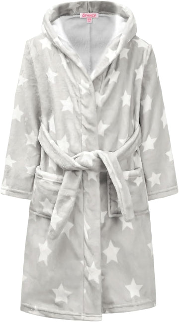 Girls Robe Kids Bathrobes Soft Plush Fleece Pajamas Sleepwear