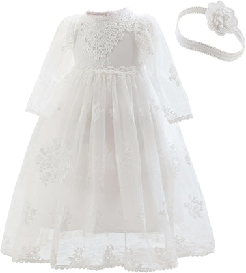 Flower Baby Girl Dresses Baptism Outfits with Shoes Set