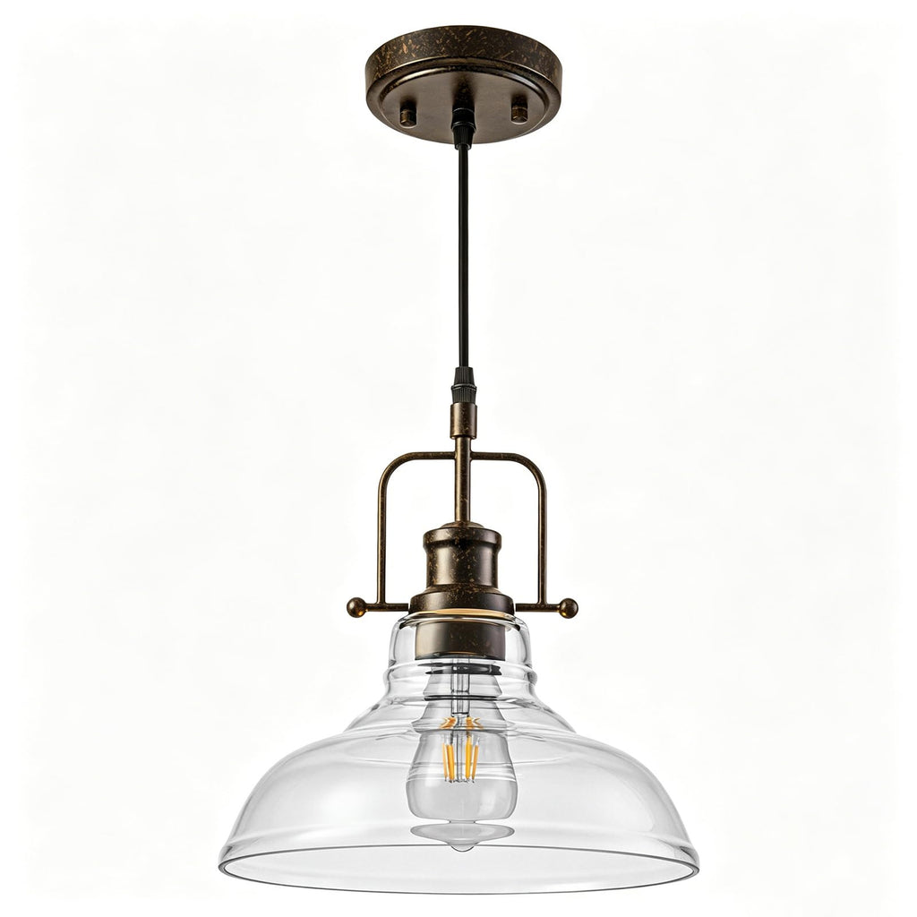 Pendant Lights Kitchen Island Lighting, Farmhouse Hanging Light Fixture, Kitchen Pendant Lighting Over Sink Clear
