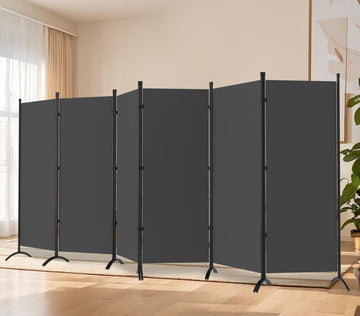 Room Divider-Folding Privacy Screens, 6 ft Partition Room Dividers Wall for Separation, Home, Office, Classroom