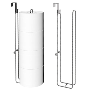 Toilet Paper Holder for 8 Roll Tissue, Over The Tank Toilet Paper Holder, Stainless Steel Rustproof Toilet Paper