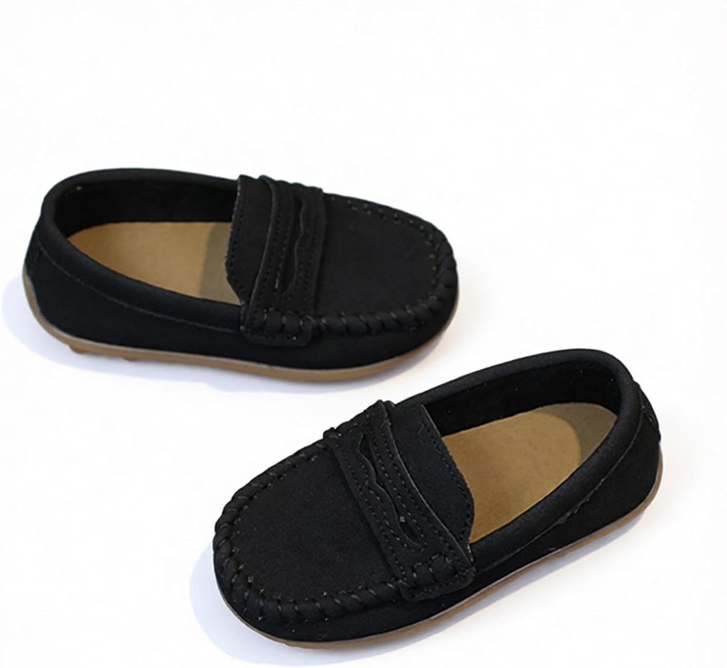 Toddler Boys Girls Slip On Loafers Dress Shoes Casual Moccasins