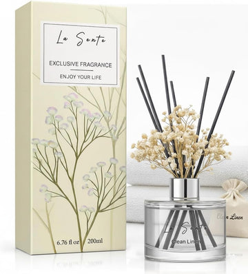 Reed Diffuser Set, Clean Linen, 6.7fl oz / 200 ml