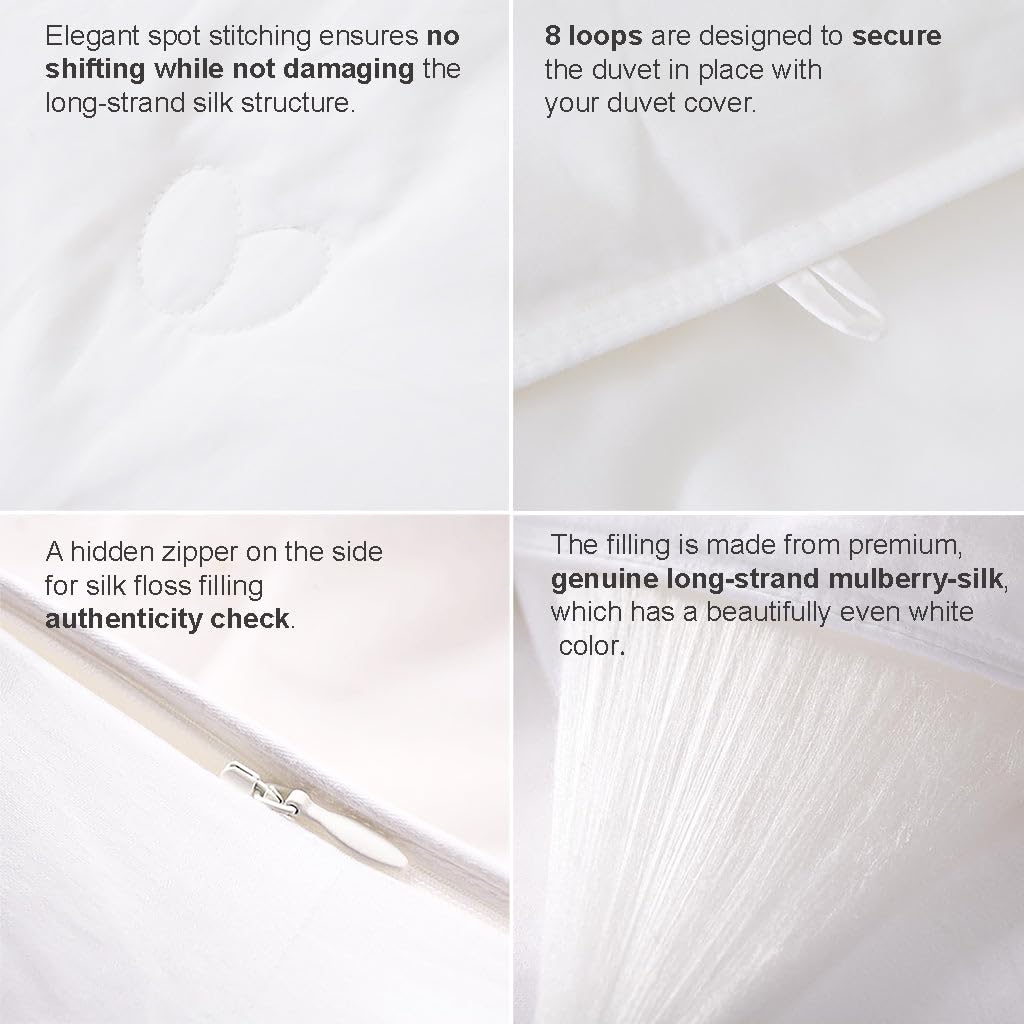 ️ Mulberry Silk Comforter for Spring/Fall
