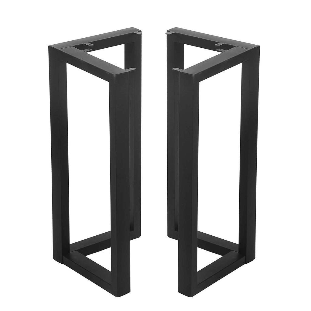 2 Pcs V Shape Table Legs - Heavy Duty Metal, Dining Table & DIY Iron Bench Legs (H28"xW17.7")