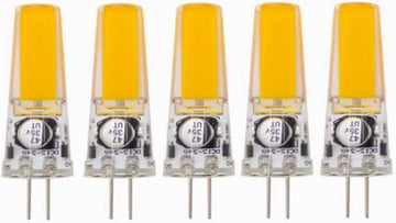 Low Voltage Lights LED No-Dimmable Bi-pin Base Bulb, GY6.35 GY6.35/G6.35, AC/DC 12-24 Volt, 3Watt Equivalent to T4 JC