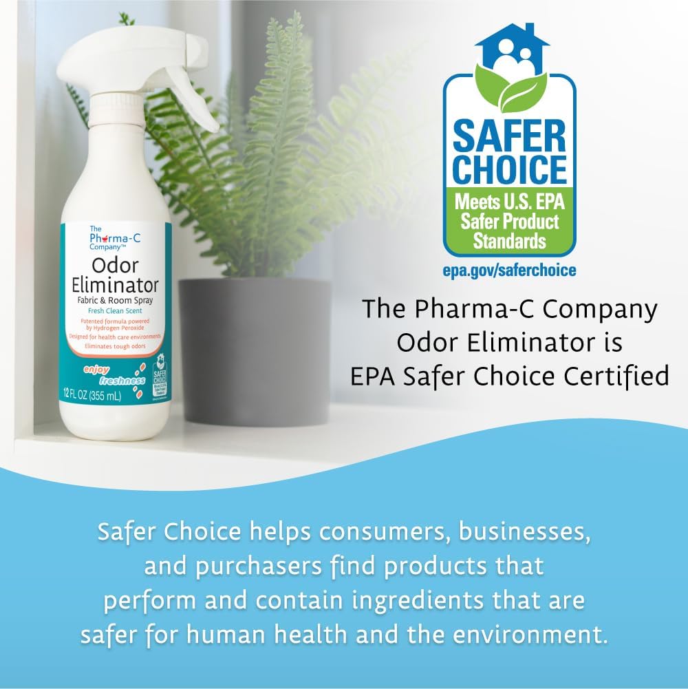 Odor Eliminator [6-12oz Bottles] - Bulk Fabric & Room Spray -Extra Strength Multipurpose Air Freshener & Fabric - Set of 6